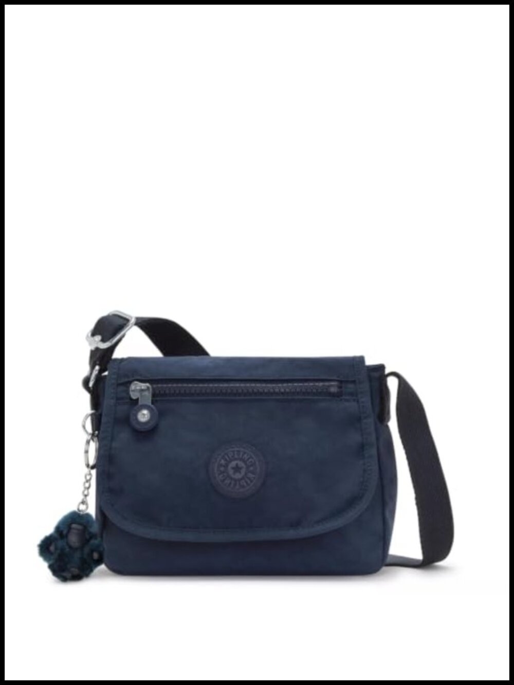 Kipling Sabian Mini Crossbody Bag Nylon Lightweight Adjustable Strap Zip Pockets